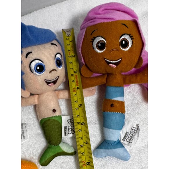 Bubble Guppies lot of 4 plush bubble puppy gil molly Mr. Grouper stuffed animals - Picture 6 of 9